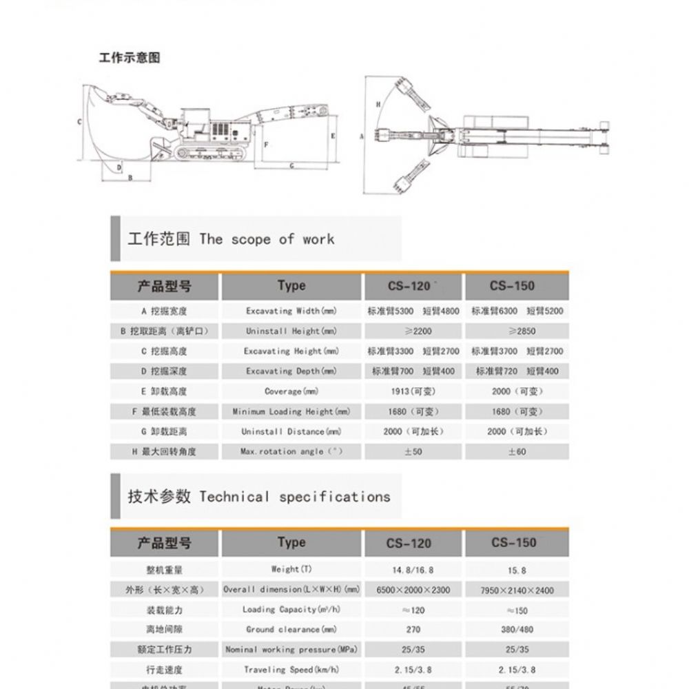 CS-120履帶式扒渣機(jī)