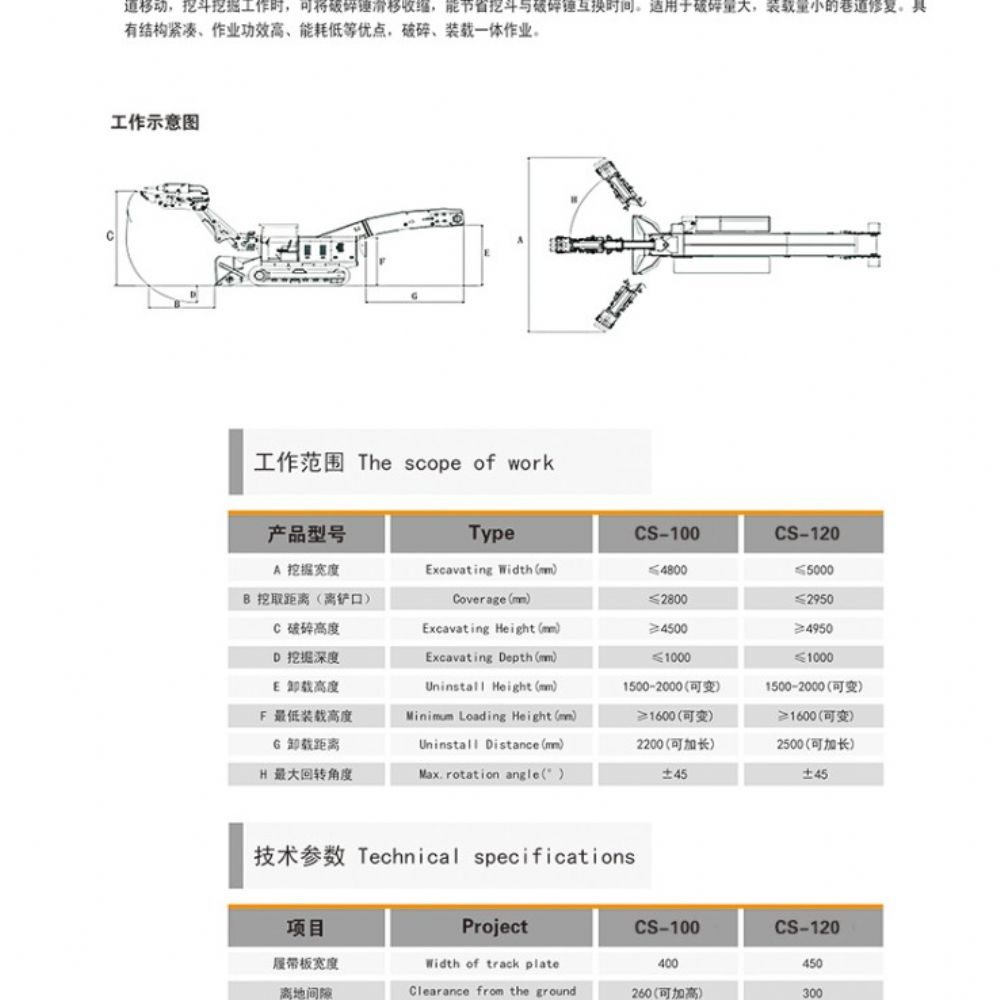 破碎挖掘一體機